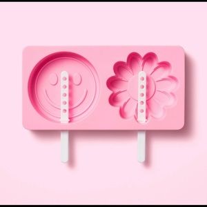 Smiley & Daisy Silicone Popsicle Mold- Pink Stoney Clover Lane Target